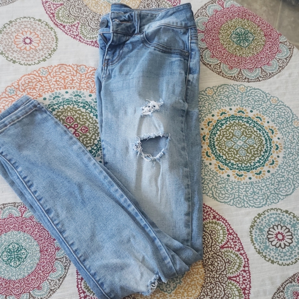 Maurices Destructed Jeggings
